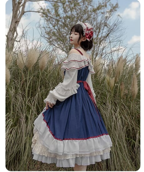 with PUJI  白雪姫OP ロリィタ  ドレス[LO497]