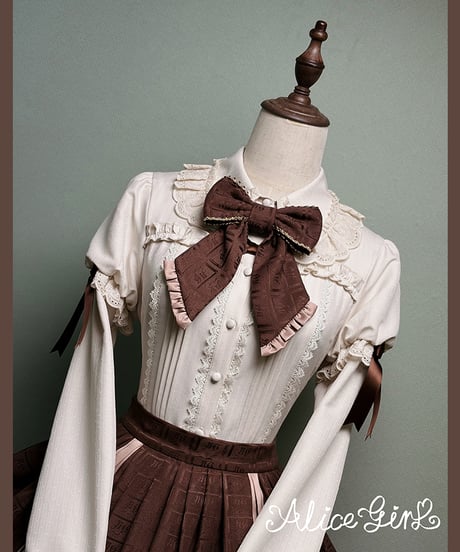 Alice Girl /  くまショコラビスケット ロリィタドレス JSK、SK、ブラウス、ジャケット⑥ [LO1525]