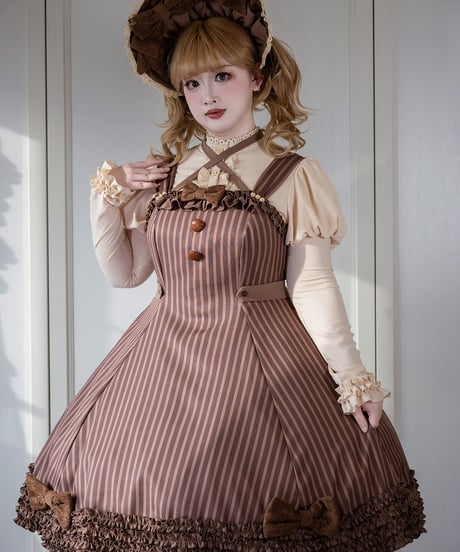 Miss Point / Classical Chocolate JSK [LO1227]