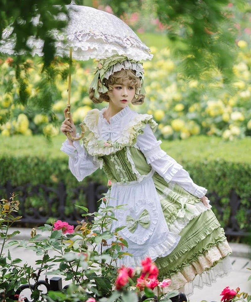 Lucy and Lory / Pastoral roaming クラシック コットンロング