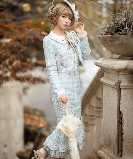 【展示】香気少女(Scented Girl) 上品でキュートなロリィタセットアップ ジャケット [LO213]