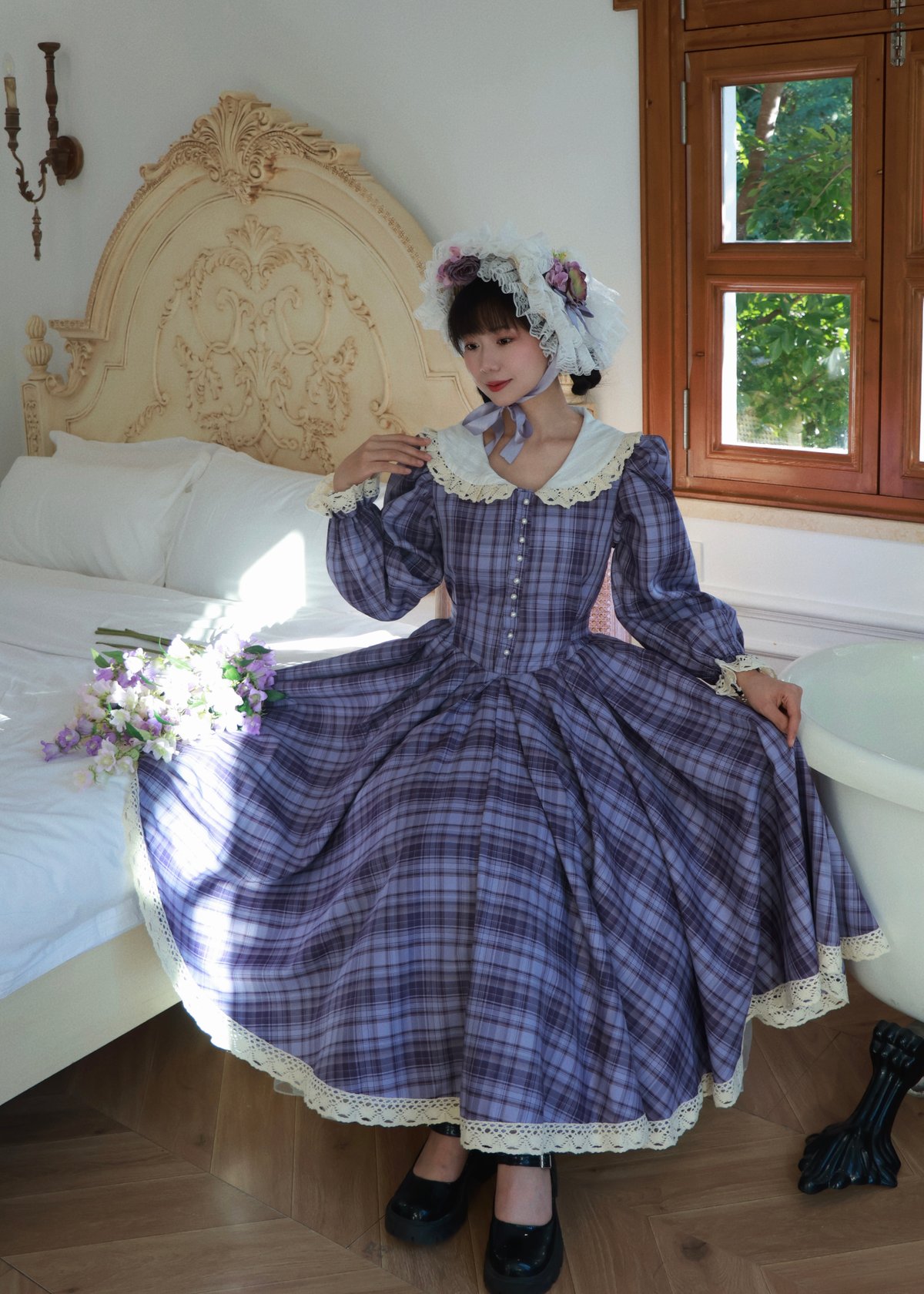 Wizard of Oz / 揺籃曲（ララバイ）パープルチェック・ロング