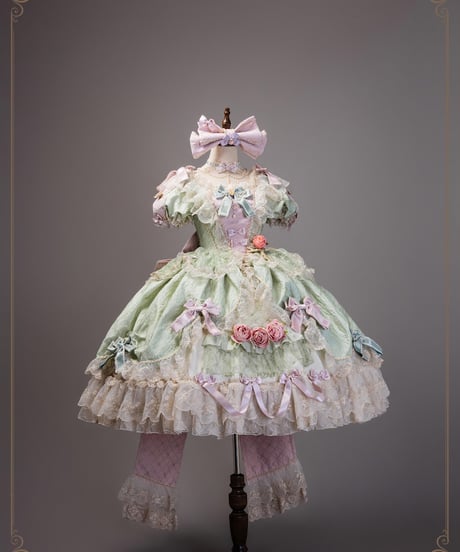 HinanaQueena  鏡の中のプリンセス ロリィタドレス フルセット [LO969]