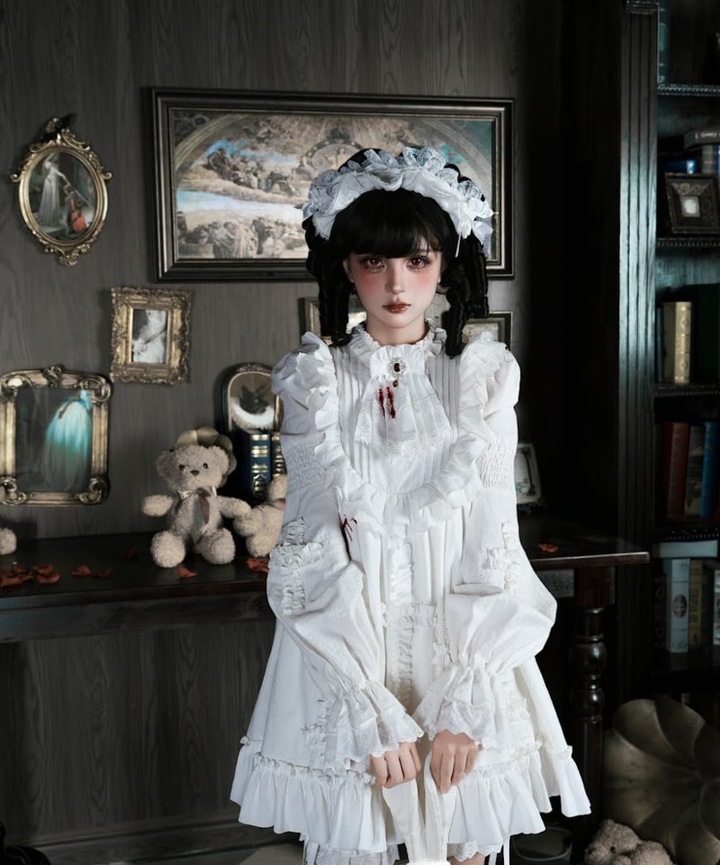 with PUJI Letter and Poetry / 十字架ドール ゴシック＆ロリィタ