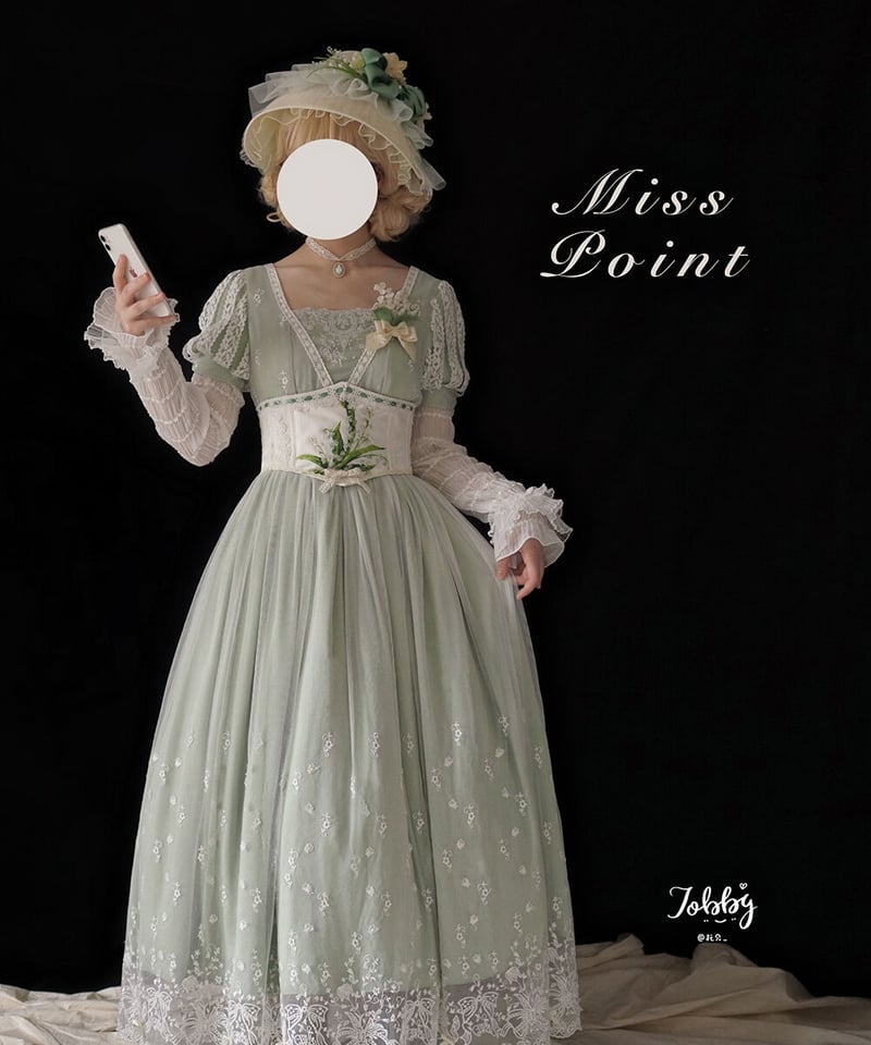 Miss Point 花盛りの私 スズラン柄コルセット [LO438] | Roses on 
