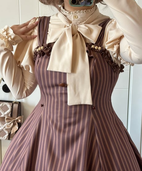 Miss Point / Classical Chocolate JSK [LO1227]