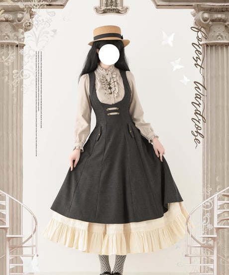 Forest Wardrobe / 森林回廊 コルセットJSK、ブラウス [LO1577]