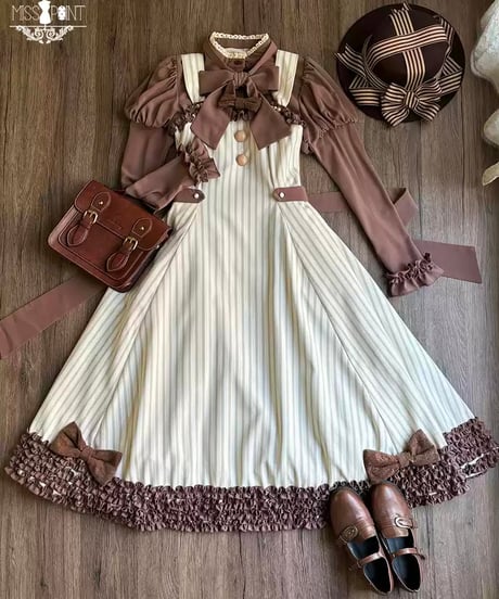 Miss Point / Classical Chocolate JSK [LO1227]