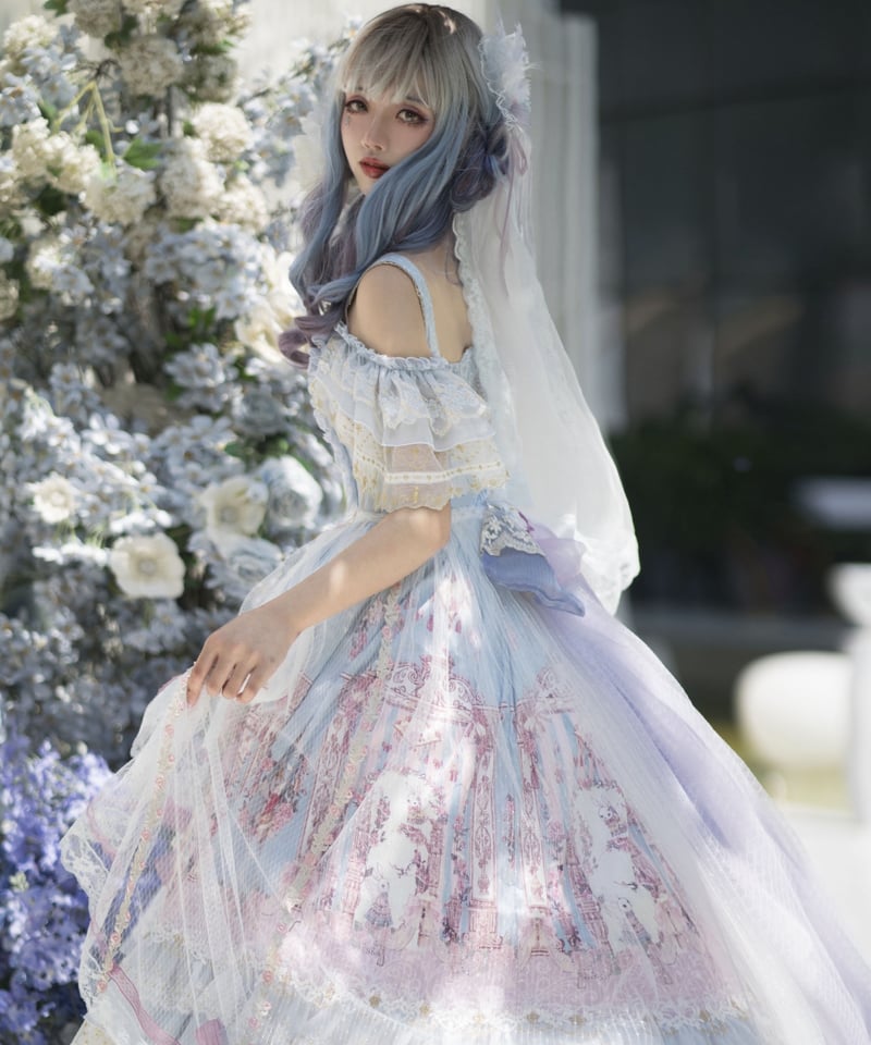 LO186 lolita オリジナル 洋服 ロリータ ワンピース フルセット