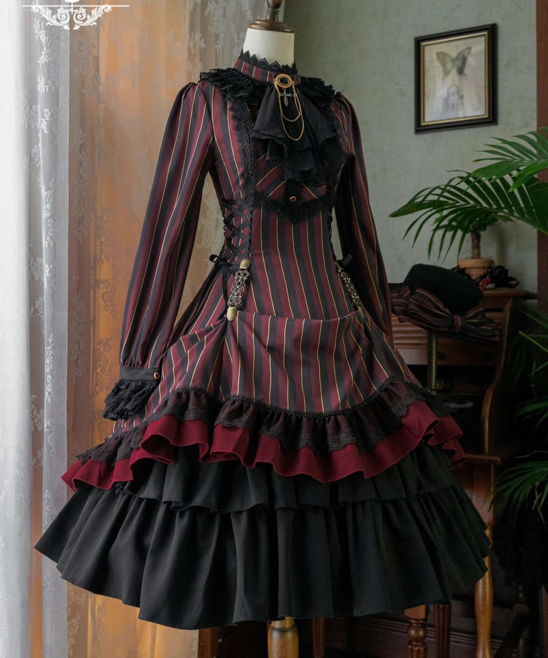 Miss Point / Point Manor クラシックロリィタ 長袖ワンピース [LO