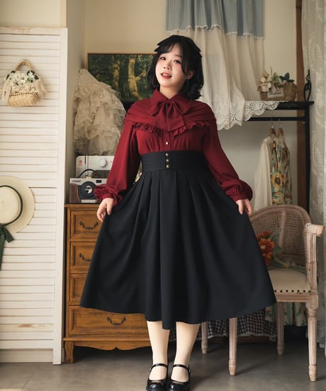 Forest Wardrobe 森林のかご4.0 リボンブラウス [LO950]