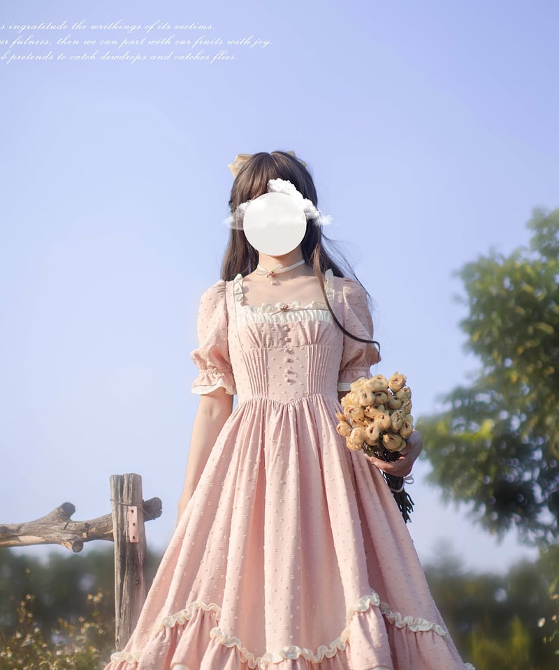 胡桃木JK / リラ 田園風ロリィタ ワンピース [LO1362] | Roses