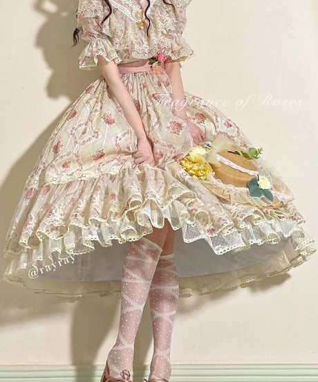 Miss Point 木香薔薇 1.0 レース/花柄 ロング ロリィタドレス ワンピース [LO281]