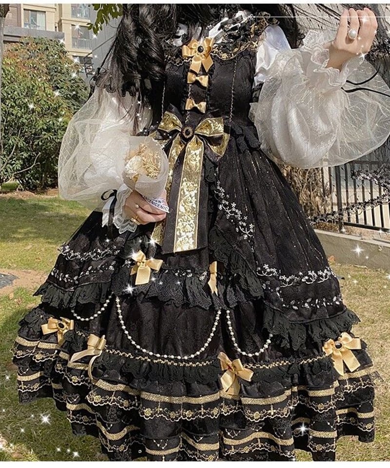 Puppet Night クラウンロリィタドレス ブラウス＋JSKセット Puppet Night クラウンロリィタドレス ブラウス＋JSKセット