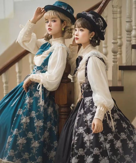 Miss Point アンティークフラワーウォール ロリィタドレス コルセットJSK  [LO894]