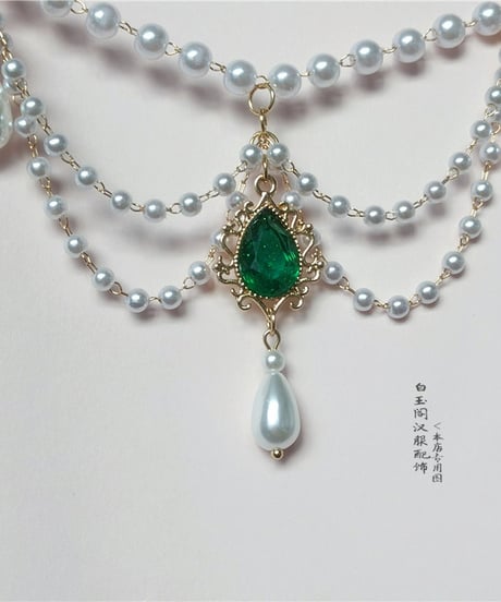 イミテーションパール ロリィタ ネックレス [AC40]