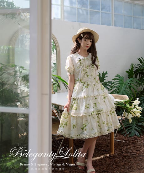 Beleganty Lolita / Pearl and Lily 半袖ワンピース ロング [LO578]