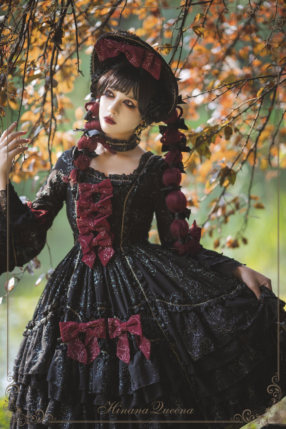 HinanaQueena ROCOCO ロリィタドレス ワンピース ロング full set