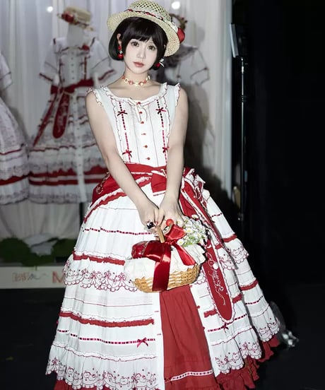 Miss Point 四季の果樹園 ロリィタドレス 前あきJSK  [LO1611]