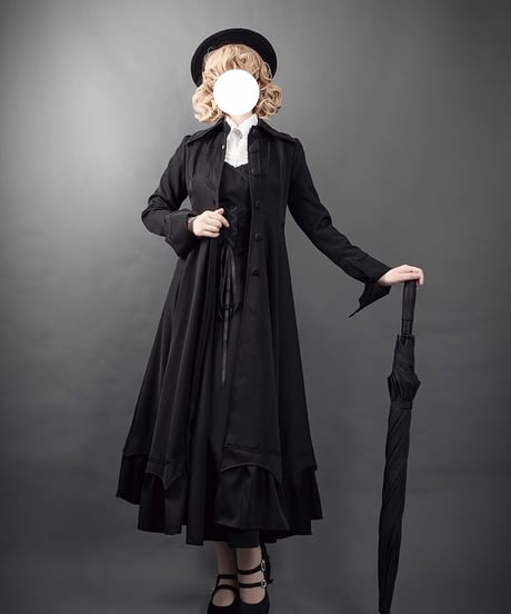 VantablackStudio / 黒薔薇 ゴシック JSK, ショートジャケット, ブラウス, コート [LO887]