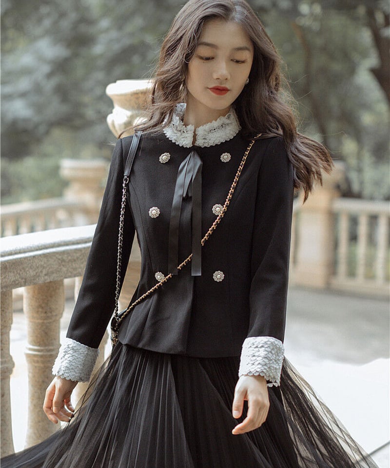 AMBIDEX Store ○シャーリングドットパネルジャガード ギャザー