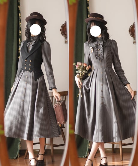 Forest Wardrobe / 森の古城 ワンピース、ベスト [LO1532]