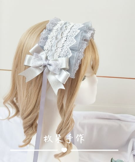 ロリィタ ヘッドドレス ライトグリーン  [LO100-11]
