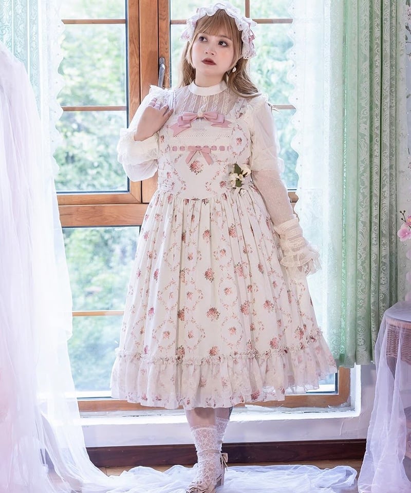Miss Point 木香薔薇 2.0 花柄 ロング ロリィタドレス JSK Miss Point 木香薔薇 2.0 花柄 ロング ロリィタドレス JSK