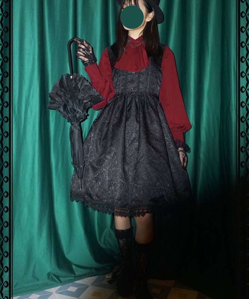 ロリータ ブラック ジャンスカ ドレス M ゴスロリ【Lolitimes】 ロリータ ブラック ジャンスカ ドレス M ゴスロリ【Lolitimes
