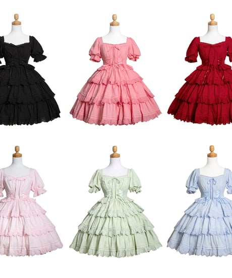 WF Lolita / Miss Flora   ロリィタドレス 綿 ワンピース [LO973]