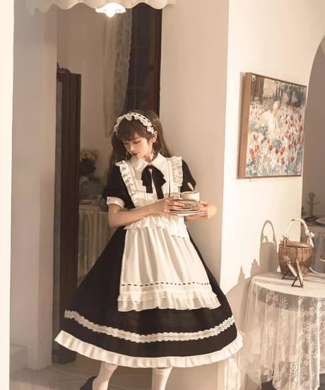 Moonlight Storage / アフタヌーンティーメイド メイド服 セット[LO789]