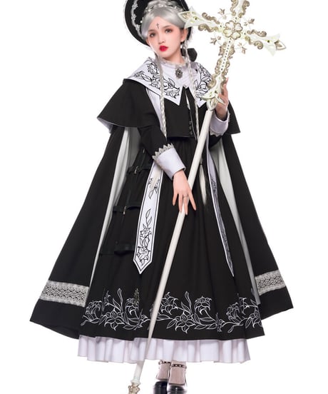 YUPBRO  ロブニャ ブリティッシュスタイル ゴシックロリィタ ドレス  ボンネット、ドレスハット [LO483]