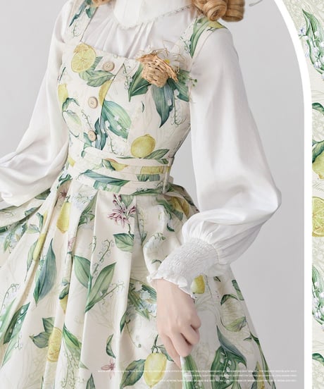 Forest Wardrobe 森林のかご2.0 花柄JSK [LO652]