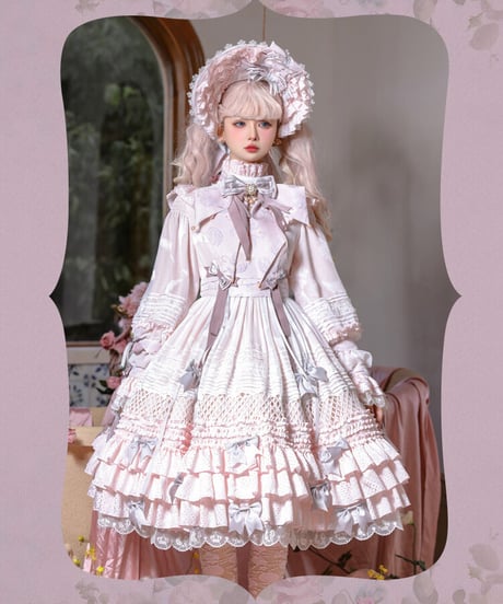 Classical Puppets 少女人形 十女 The Dolly Girl アンティークスワンSP ロリィタドレス＋ボンネット [LO482]