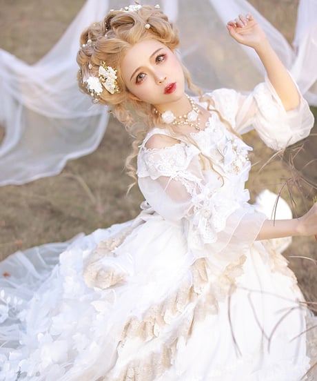 Dawn & Morning Dew Lolita / 朝露の花嫁 クラシックロリィタ JSK [LO917]