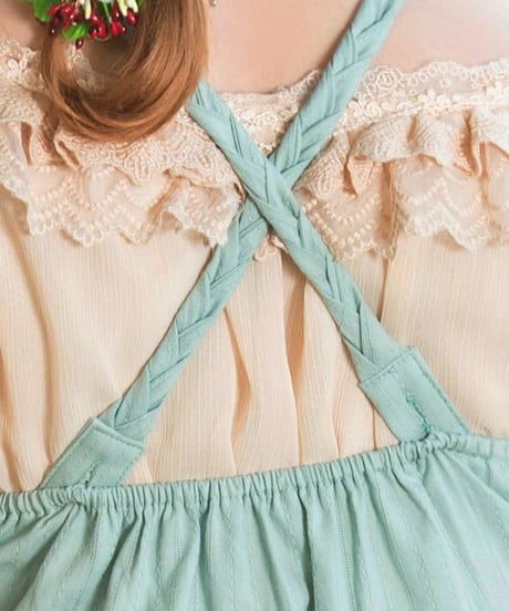 BOGUTA Lolita  クラシック ロリィタ ジャンパースカート ドレス ワンピース L [LO52]