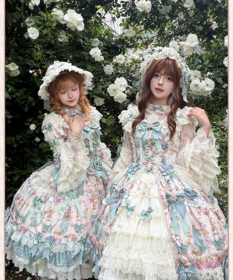 Twin Bears / Antique Gemstone Fragrance ロリィタドレス