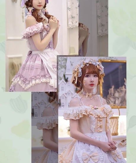 Lucy and  Lory / Pastoral roaming クラシック コットンロング ロリィタドレス JSK [LO860]