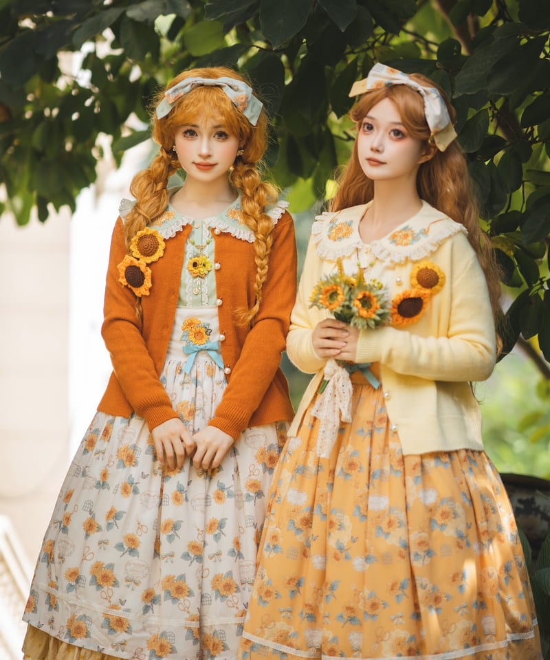 Miss Point 向日葵の庭園 ロリィタドレス コルセットJSK、ブラウス