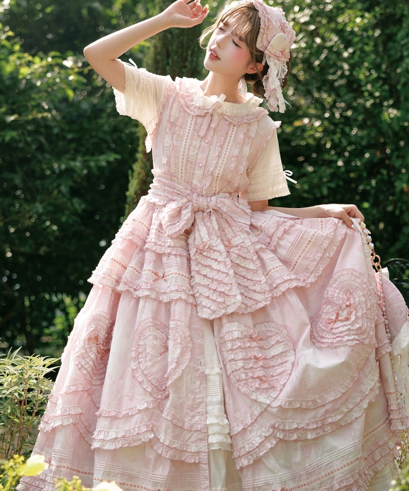 ♡BABY♡ピンク　コットンロリータワンピース 楽天市場】ロリータ ワンピース ピンクの通販