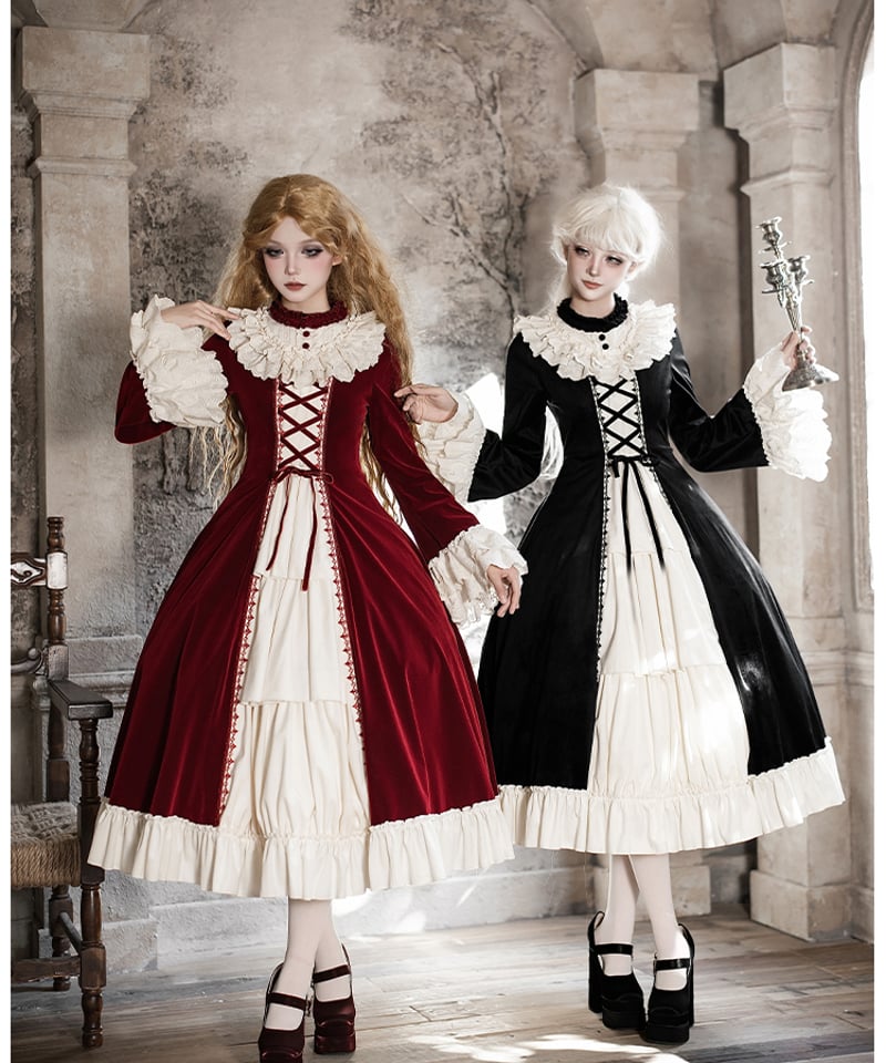 with PUJI Letter and Poetry / 胡桃の箱 冬版新色 ロリィタドレ