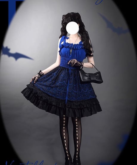 VantablackStudio / Klein Pegasus  ゴシック JSK, ブラウス, ペチコート, コルセット [LO839]