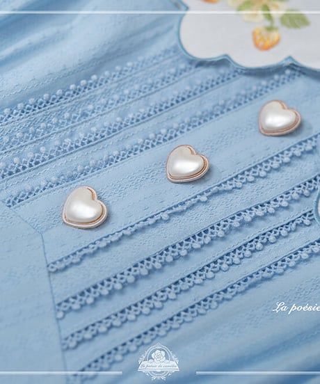 la poésie de camélia いちご 刺繍ロリィタ ワンピース ロング [LO474]