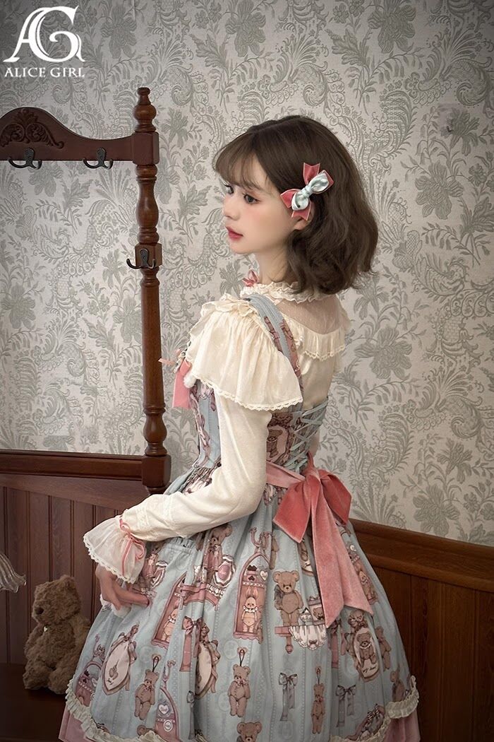 Alice Girl / ベアドールウォール ロリィタ JSK、OP、長袖 Alice Girl / ベアドールウォール ロリィタ JSK、OP、長袖