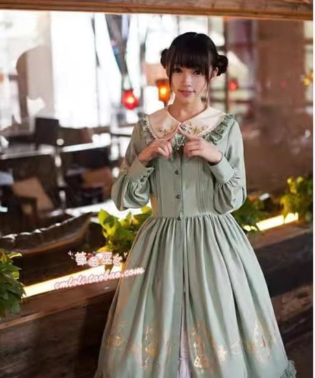草莓巫女 Alice in Wonderland ロリィタ ワンピース, JSK  [LO799]