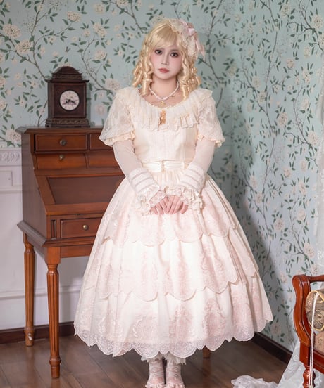 Miss Point / ミスポイントの花園 接ぎ袖ブラウス、姫袖ブラウス [LO1473]