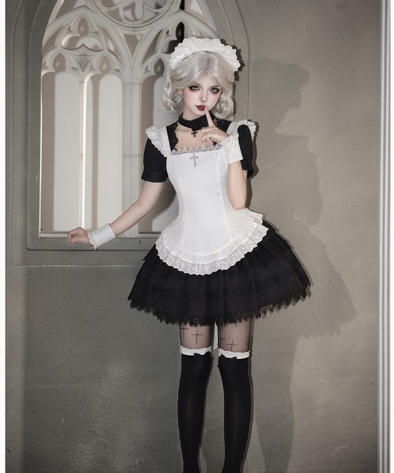 ドリームメイト 微ハイレート DimMoire【ディムモアール】unDead Maidenドレス/Black