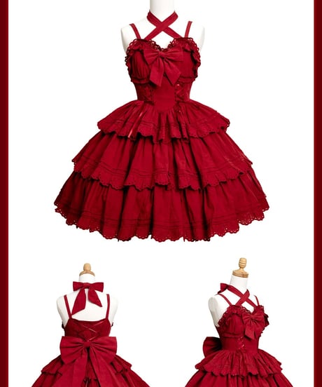 WF Lolita / Miss Flora   ロリィタドレス 綿 JSK [LO973]
