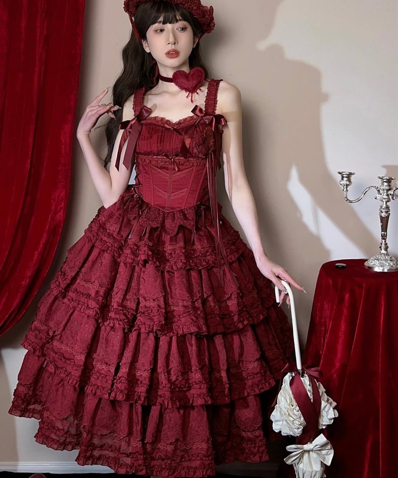 WF Lolita / Miss Flora ロングSP ロリィタドレス スカート、キャミソ