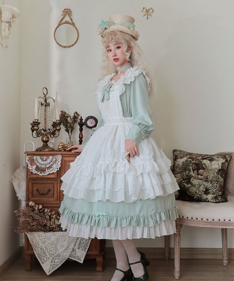 Miss Coco クラシック ロリィタ エプロン [LO380]